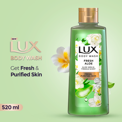 Lux Body Wash Fresh Aloe Vera & Freesia Scent 520ml