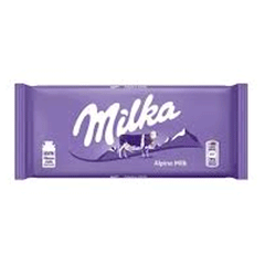 Milka Alpine Milk Chocolate 98g