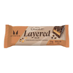 My Protein Chocolat Layered Protein Bar Chocolate & Salted Caramel 60g