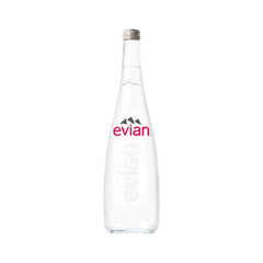 Evian Mineral Water Glass Bottle 75cl