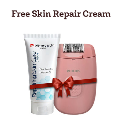 Philips Epilator Smooth BRE229/00 + FREE SKIN REPAIR CREAM
