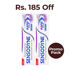 Sensodyne Rapid Action Mint 100g × 2 | Save Rs. 185