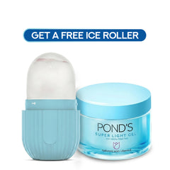 Ponds Super Light Gel Hydrated Dewy Skin 50g + FREE ICE ROLLER