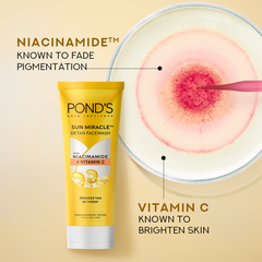 Ponds Sun Miracle Detan Face Wash 100g