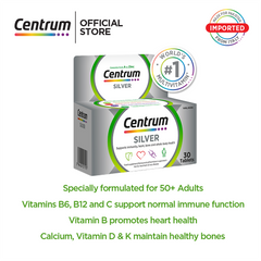 Centrum Silver Tab 30s Made In Italy For Pakistan