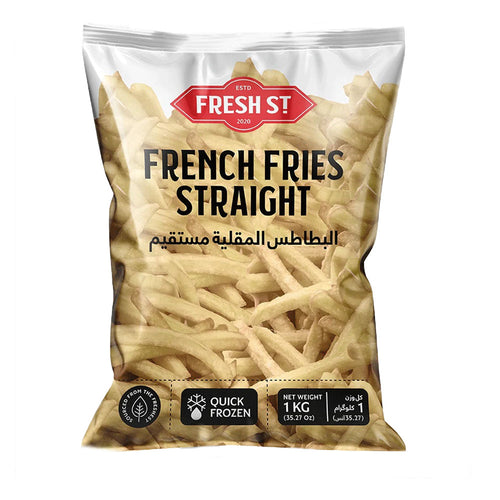 Fresh St French Fries Straight 1kg (local)