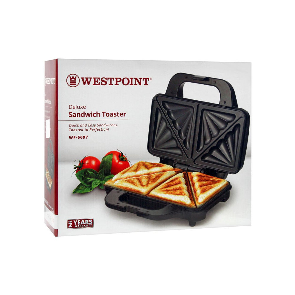 Westpoint Sandwich Toaster WF6697 Springs Stores (Pvt) Ltd