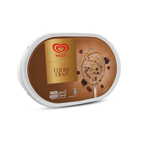 Walls Cookie Craze Ice Cream Tub 750ml
