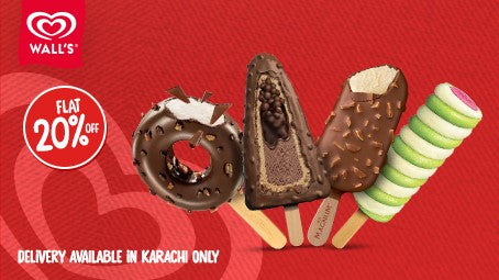 Wall's FLAT 20% OFF