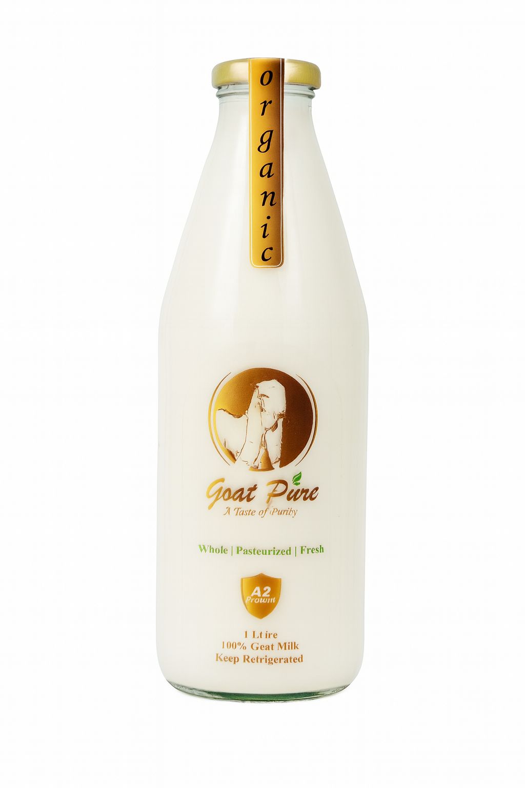 Goat Pure Pasteurized Goat Milk 1ltr