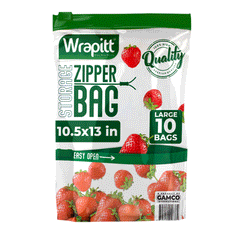 Wrapitt Zipper Bag Storage Large 10`s