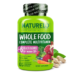 Naturelo Whole Food Complete Multivitain For Women 50+ Cap 120s
