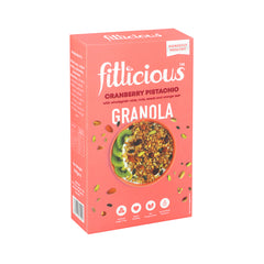 Fitlicious Cranberry Pistachio Granola 90g