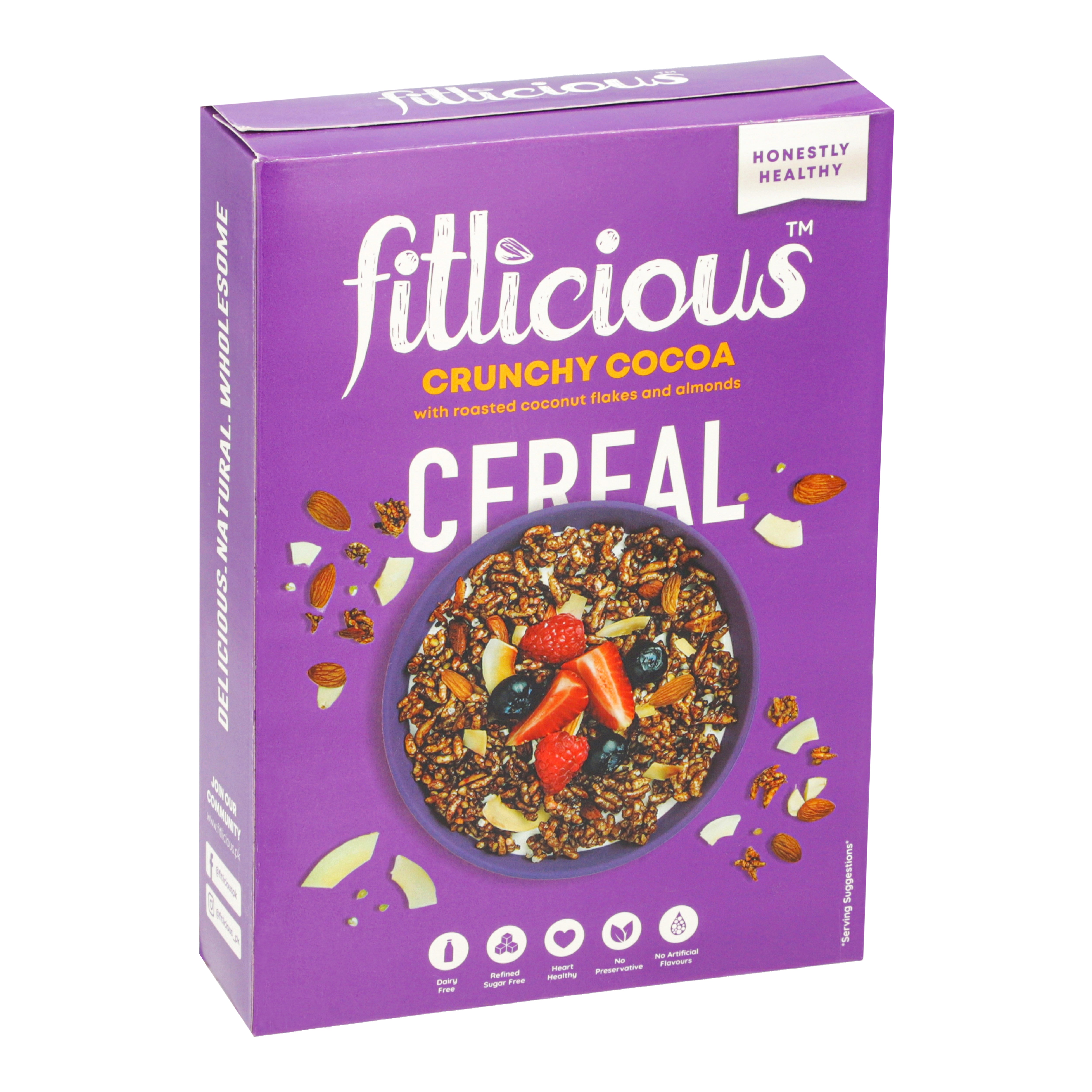 Fitlicious Crunchy Cocoa  Cereal 300g