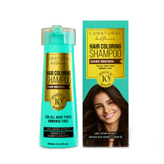 Conatural Hair Coloring Shampoo Dark Brown 200ml