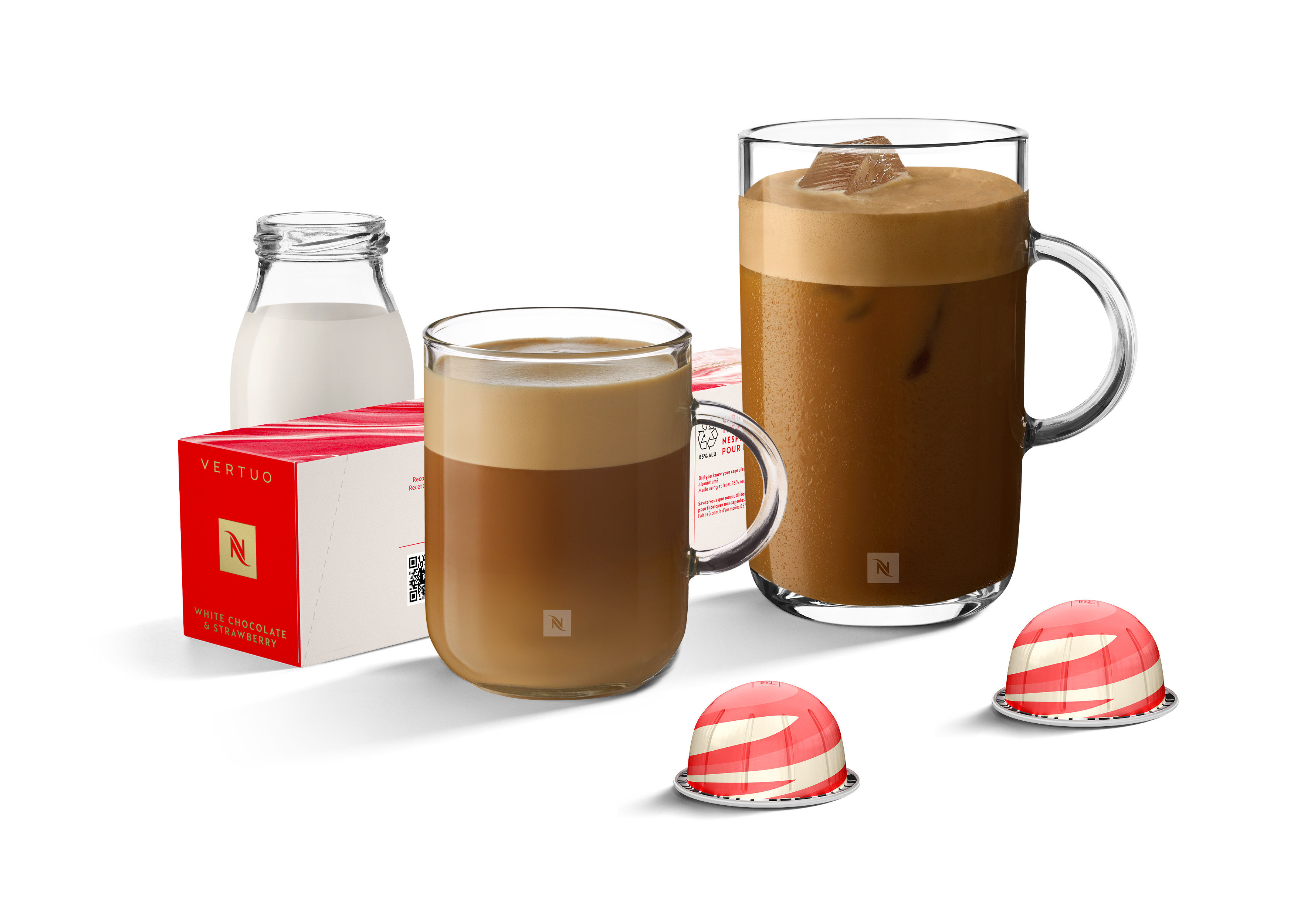 Nespresso Vertuo White Chocolate & Strawberry Coffee 108g