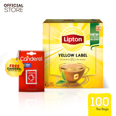 Lipton 100s Tea Bags + FREE Canderel 100s
