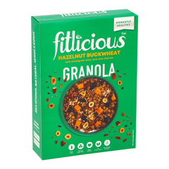 Fitlicious Hazelnut And Buckwheat Granola 370g