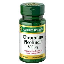 Natures Bounty Chromium Picolinate 800mcg Tab 50s