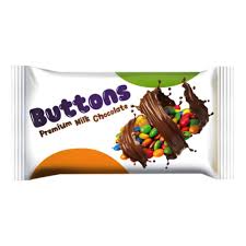 Candy Land Buttons Premium Milk Chocolate 16g