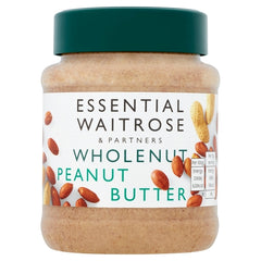 Essential Waitrose Wholenut Peanut Butter 340g