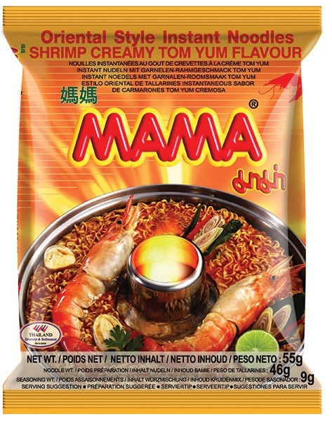 Mama Shrimp Tum Yum Flavour Noodle 55g