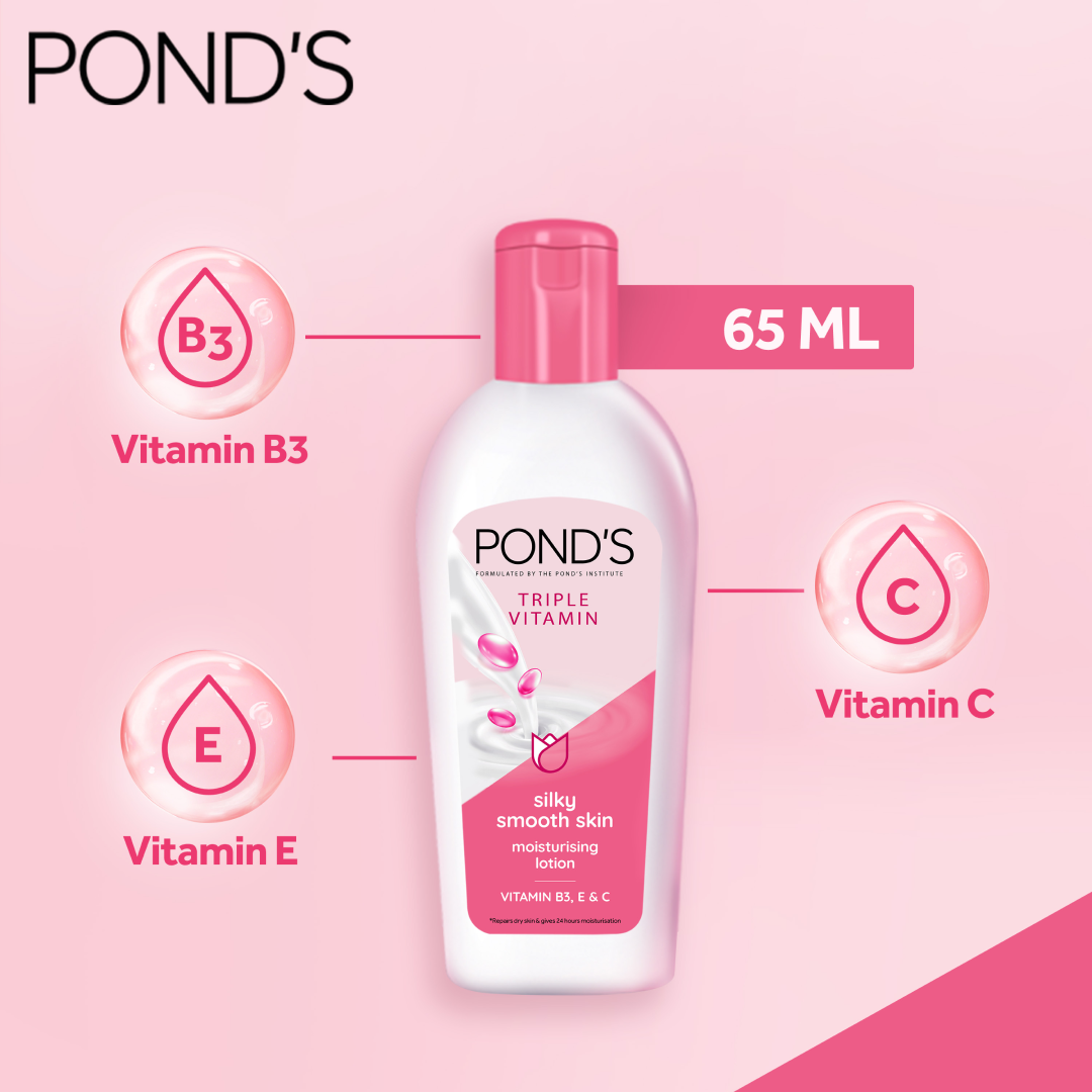 Ponds Moisturizing Lotion Triple Vitamin 100ml