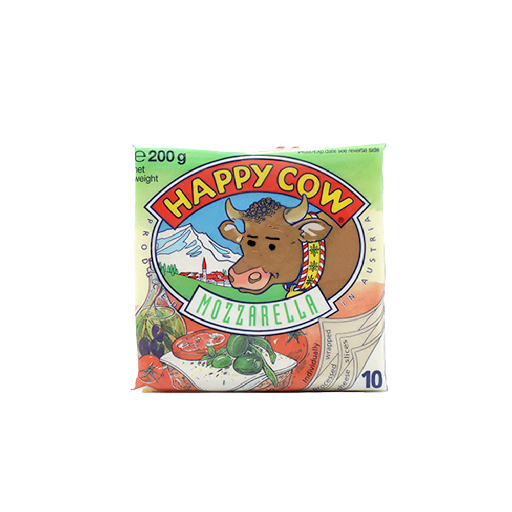 Happy Cow Mozzarella Slice 200g