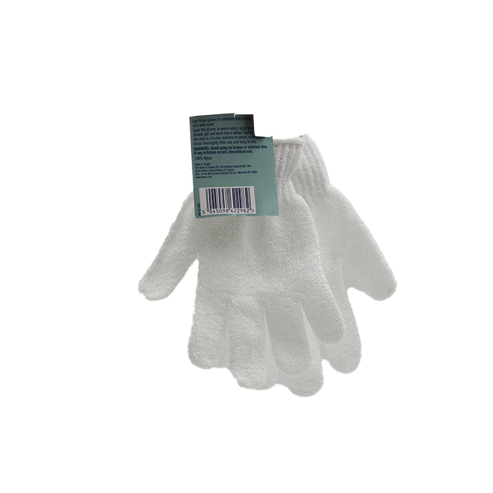Boots Exfoliating Gloves White