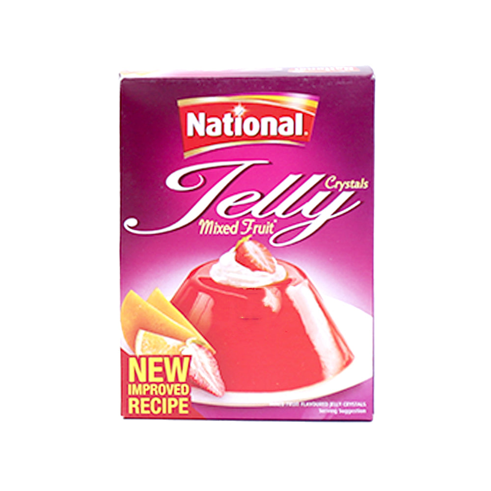 National Foods Jelly Crystal Mixed Fruit 80g