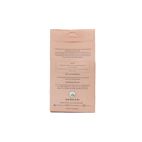 Biodegradable Teabags Cold Remedy 20s
