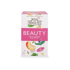 Ahmad Tea Beauty Peach, Carob & Rose Petals 20s