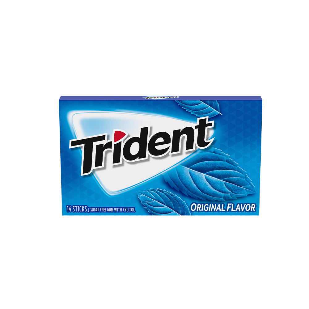 Trident Original Sugar Free Gum 14 pieces