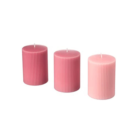 Ikea Blomdoft Scented Block Candle Peony/Pink 10cm 903.705.20
