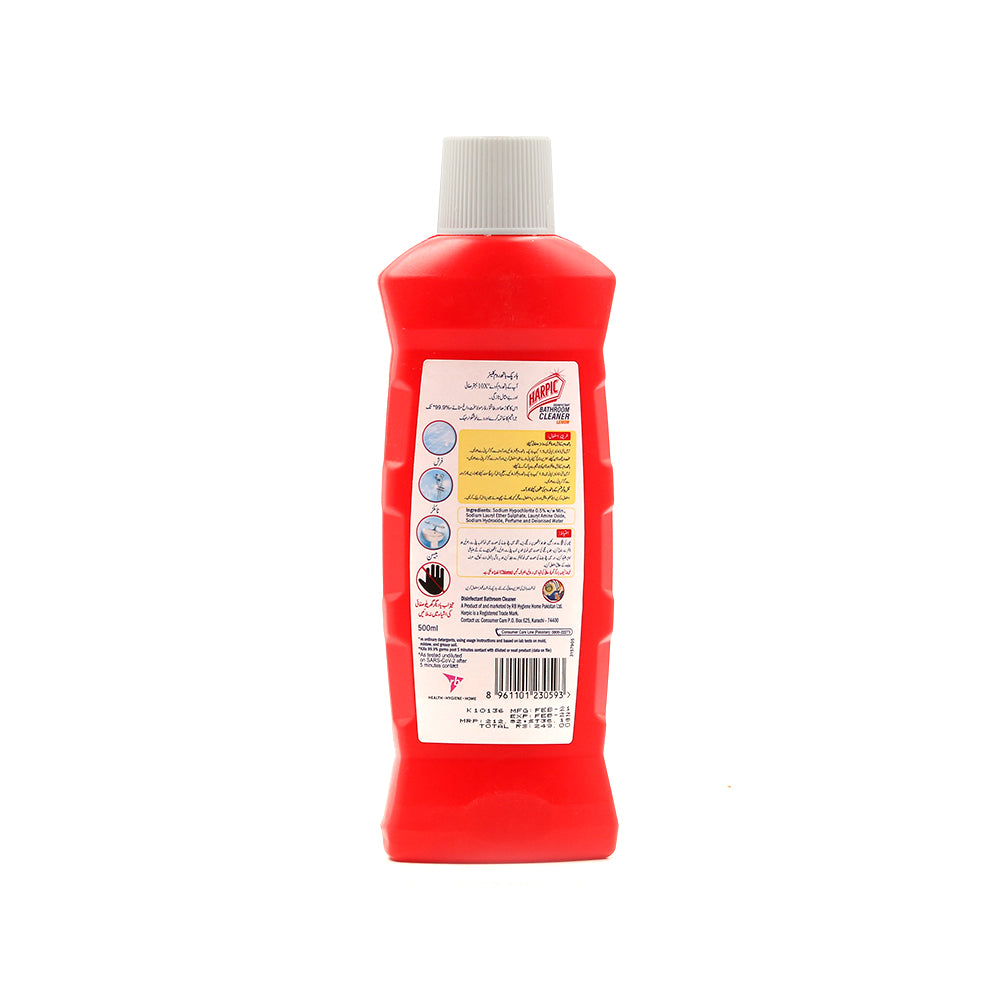 Harpic Bathroom Cleaner Lemon 500ml – Springs Stores (Pvt) Ltd