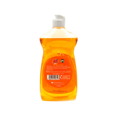 Lemon Max Dishwash Liquid Anti Bacterial 475ml