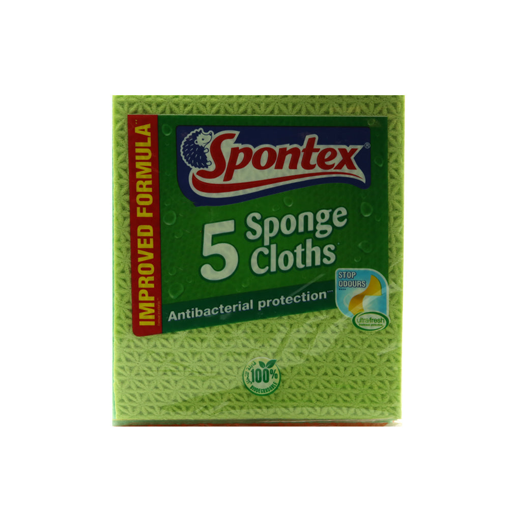Spontex 5 Sponge Cloths