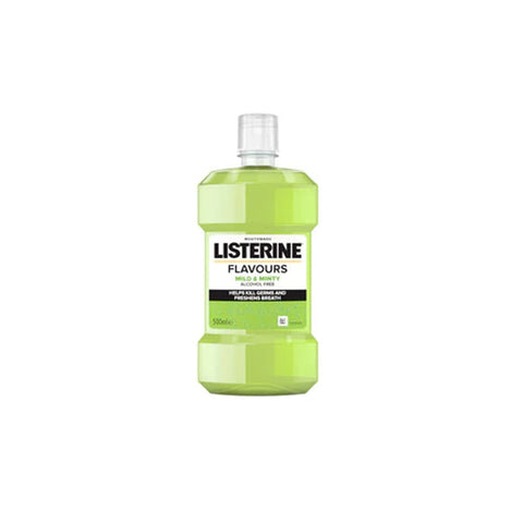 Listerine Flavours Mild & Minty Mouth Wash 500ml