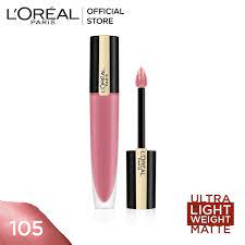 Loreal Invincible Red Fivtion Lip Color 105