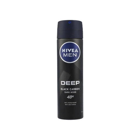 Nivea Men Deep Black Carbon 48H Body Spray 150ml
