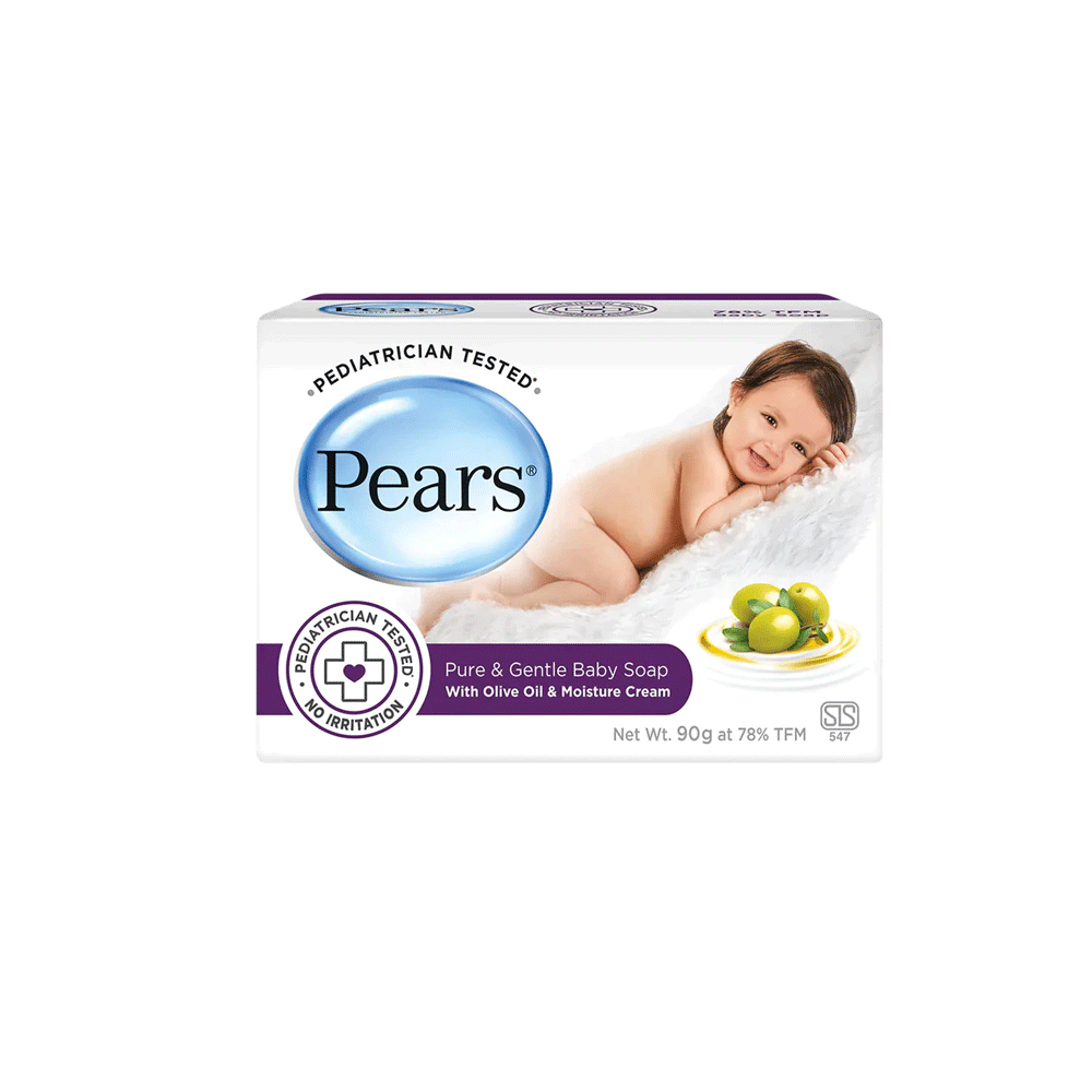 Pears Pure & Gentle Baby Soap 90g