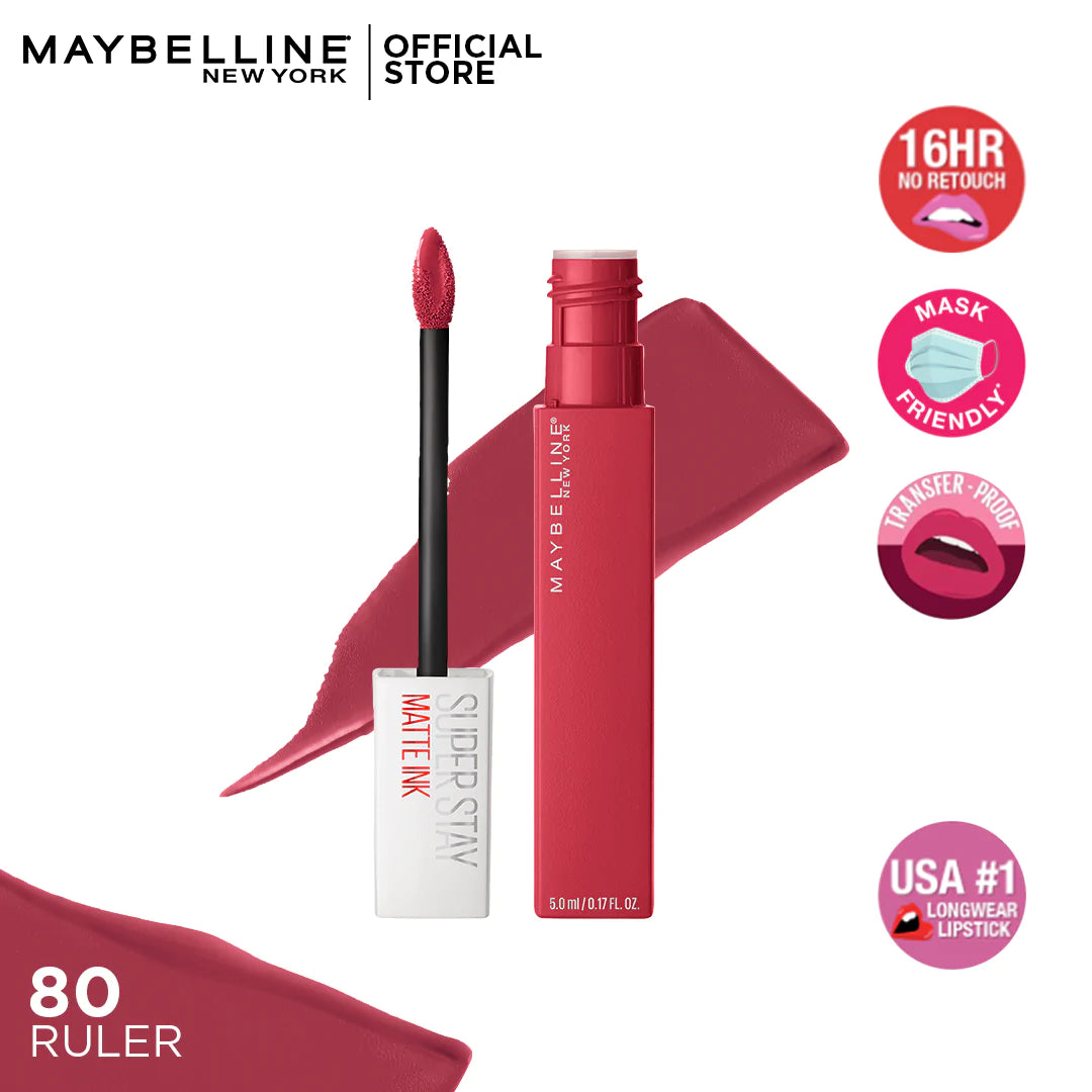 Maybelline Super Stay Matte Ink 80 Ruler – Springs