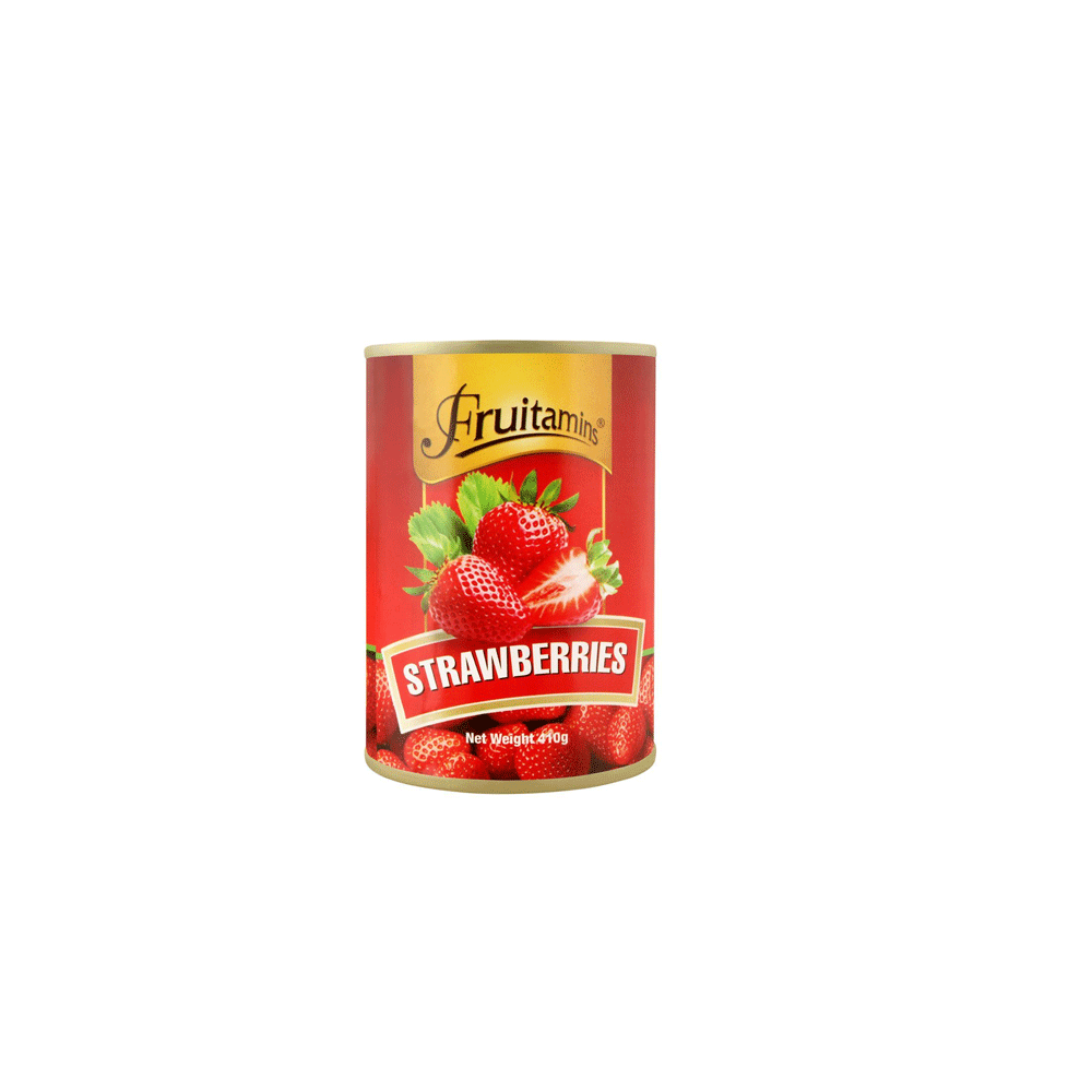 Fruitamins Strawberries Tin 410g