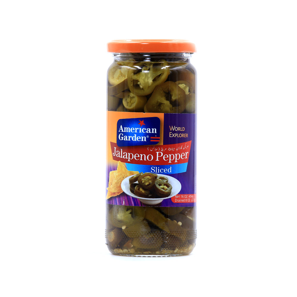 American Garden Jalapeno Pepper (Sliced) 454g