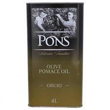 Pons Olive Pomace Oil Orujo 4ltr