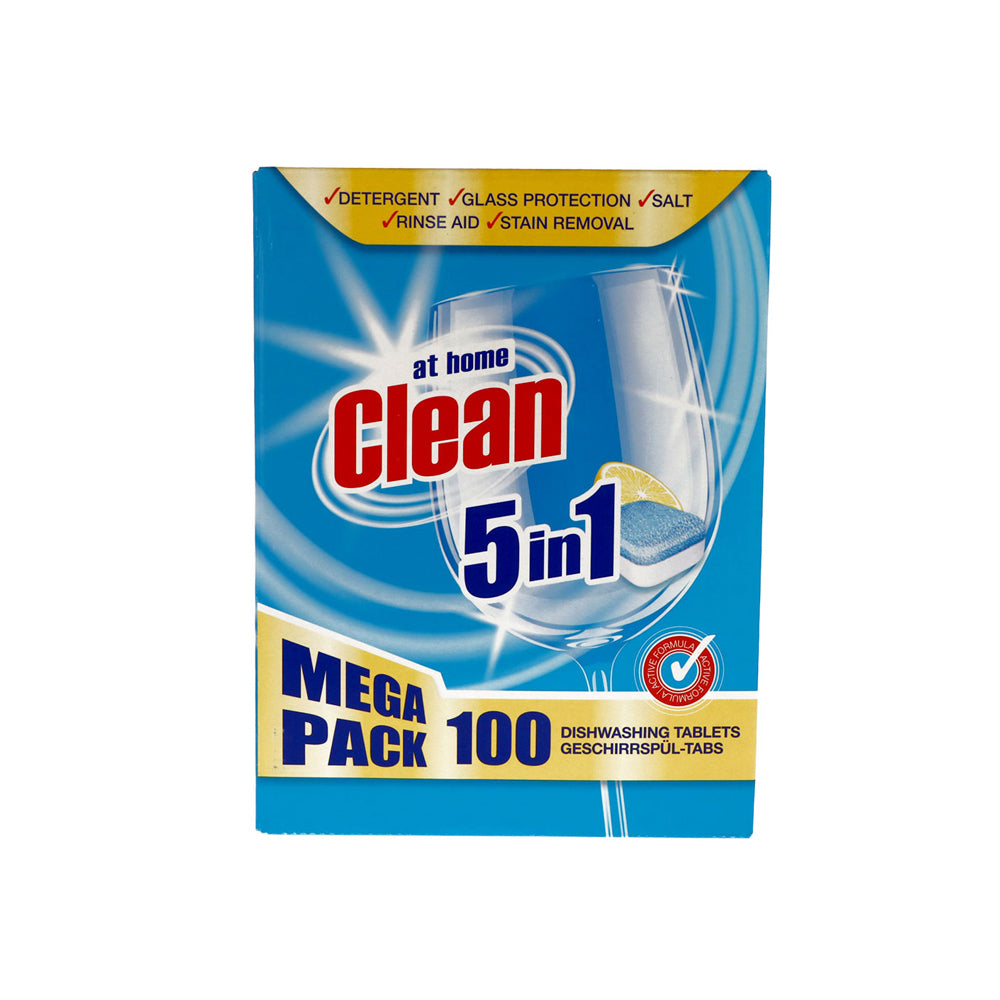 At Home Clean 5In1 Diswashing Tablets 100s