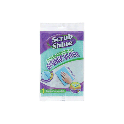 Scrub Shine Sponge Cloth