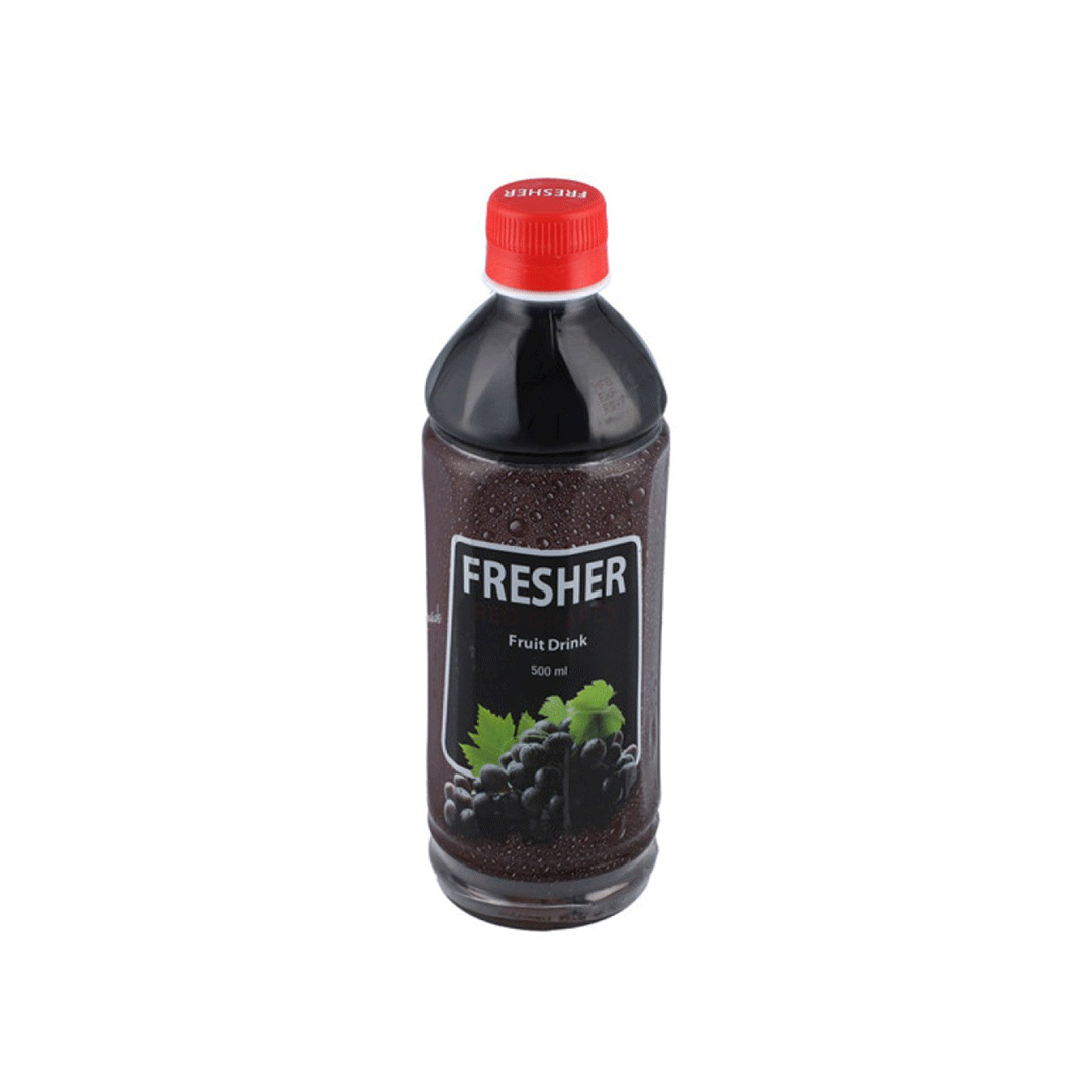 Fresher Red Grape Fruit Drink 500ml Bottle