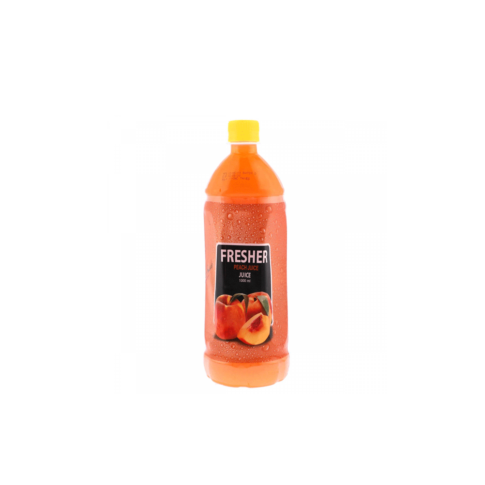 Fresher Peach Fruit Drink 1000ml Bottle