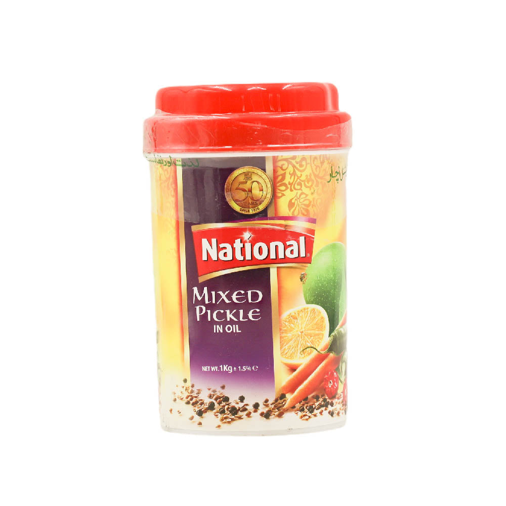 National Foods Pickle Mixed 1kg Jar